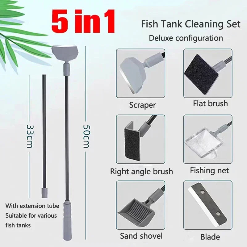 Reinigungswerkzeug Set für Aquarien