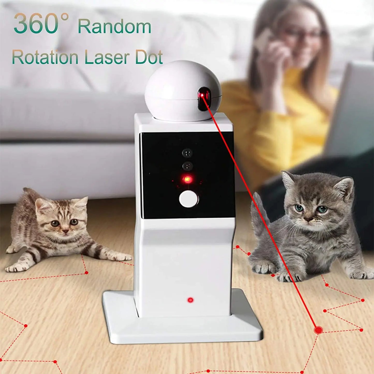 Automatisches Katzen Laserspielzeug