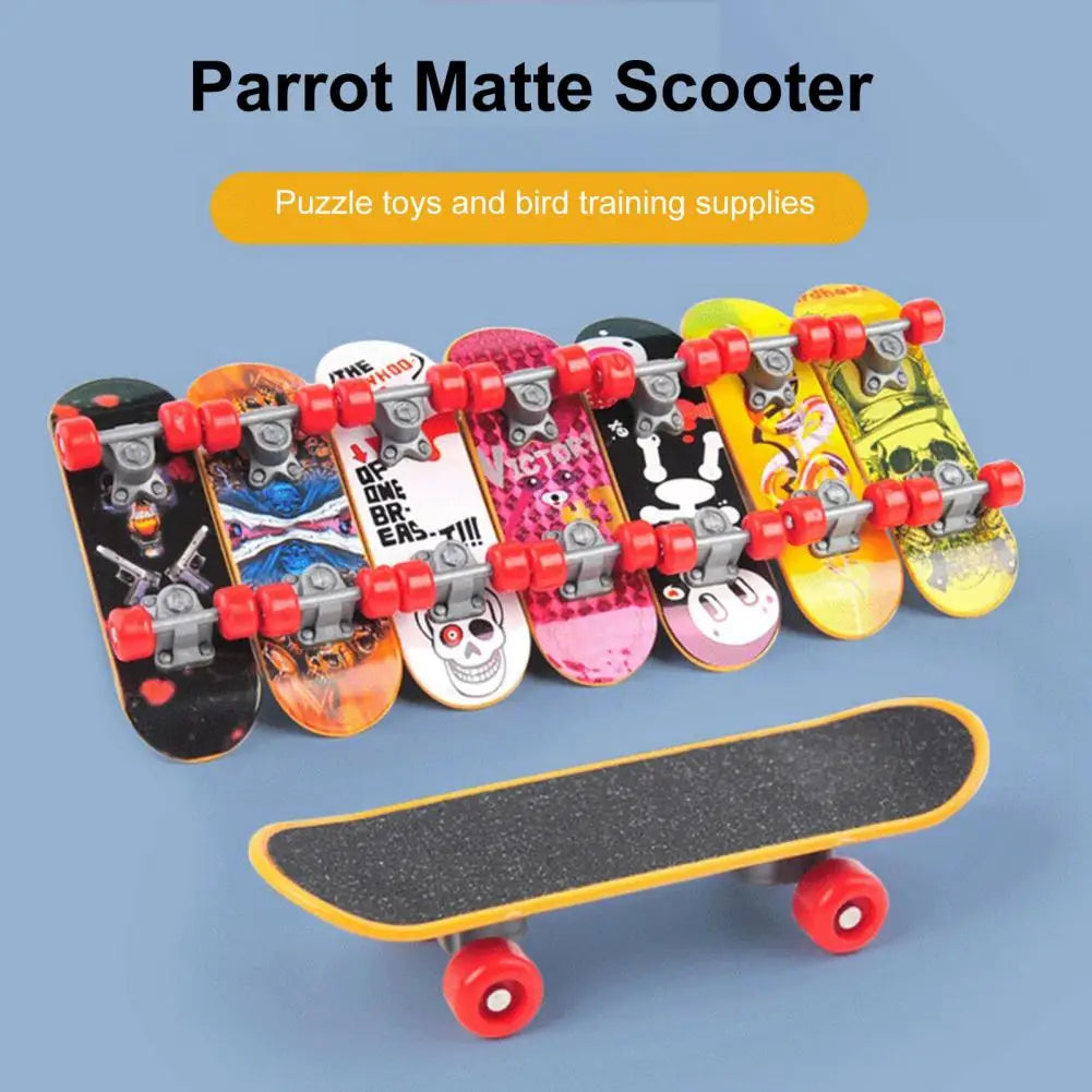 Vogelspielzeug Skateboard