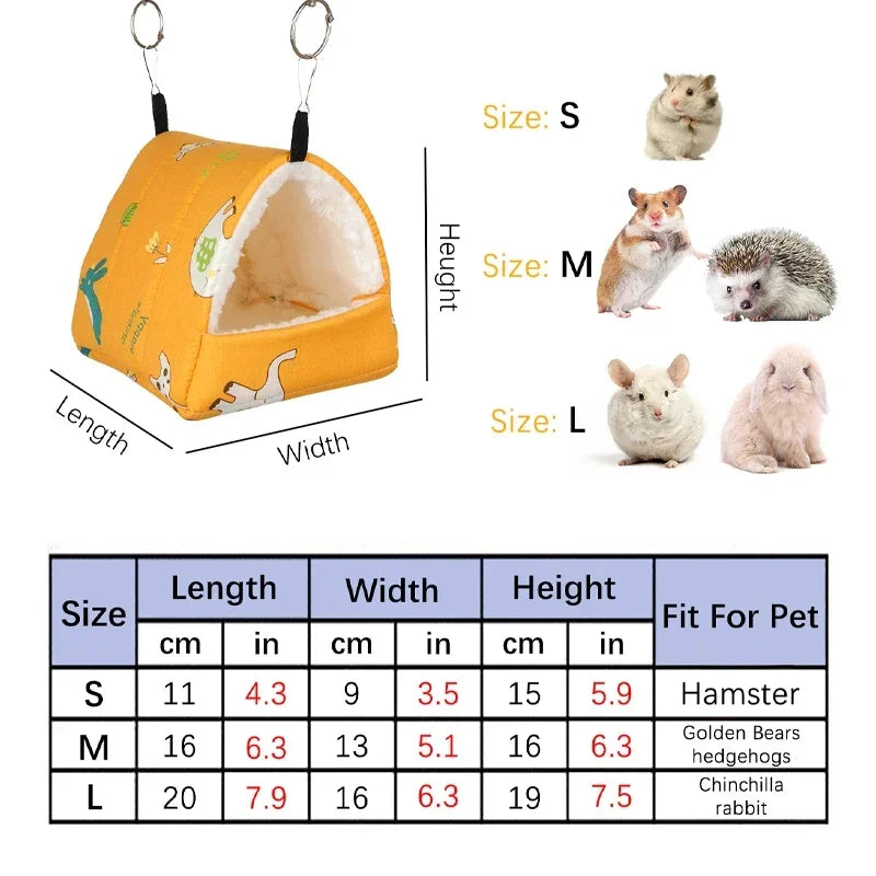 Kuscheliges Hängebett für Vögel