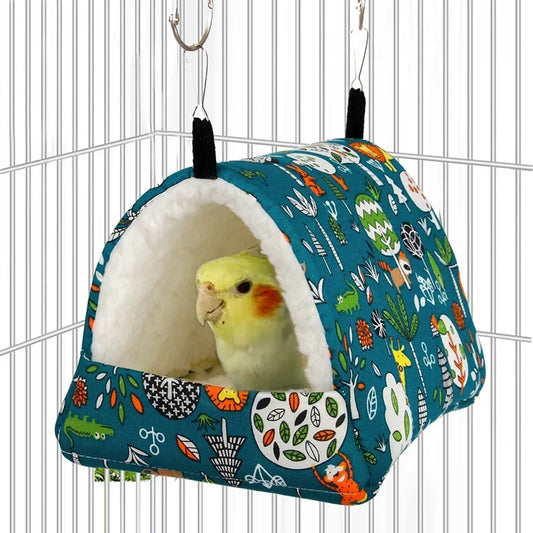 Kuscheliges Hängebett für Vögel