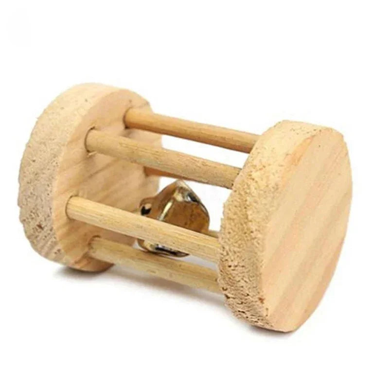Kleintier-Kauspielzeug aus Naturholz