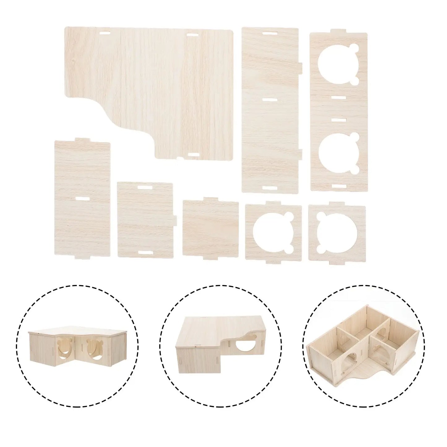 Hamsterhaus aus Holz