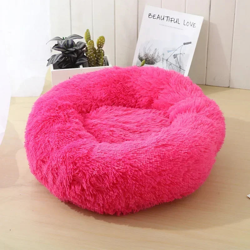 Rundes Katzenbett Plüsch