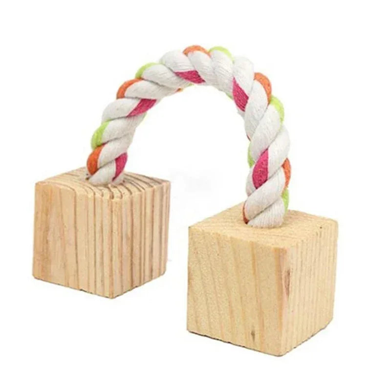 Kleintier-Kauspielzeug aus Naturholz