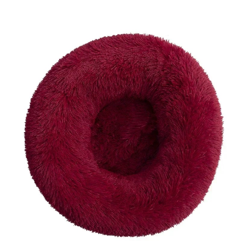 Rundes Katzenbett Plüsch