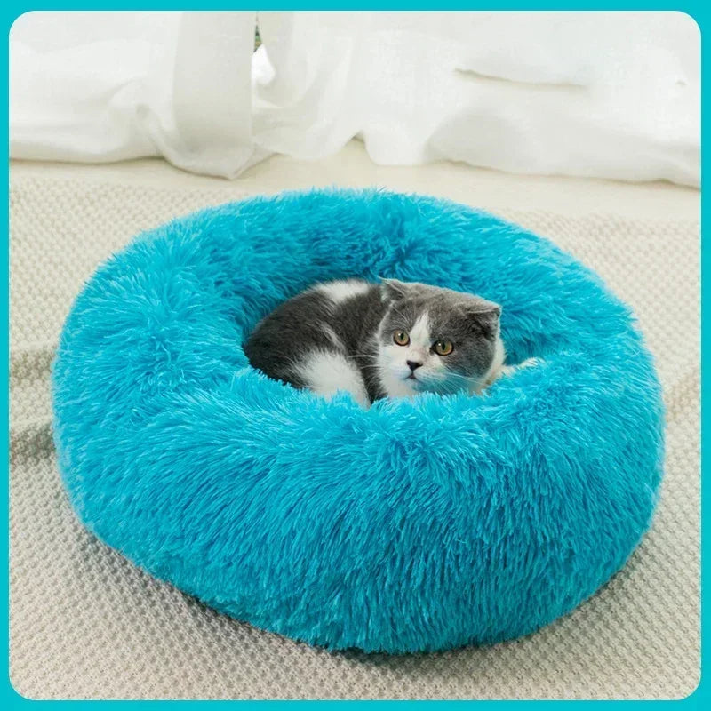 Rundes Katzenbett Plüsch