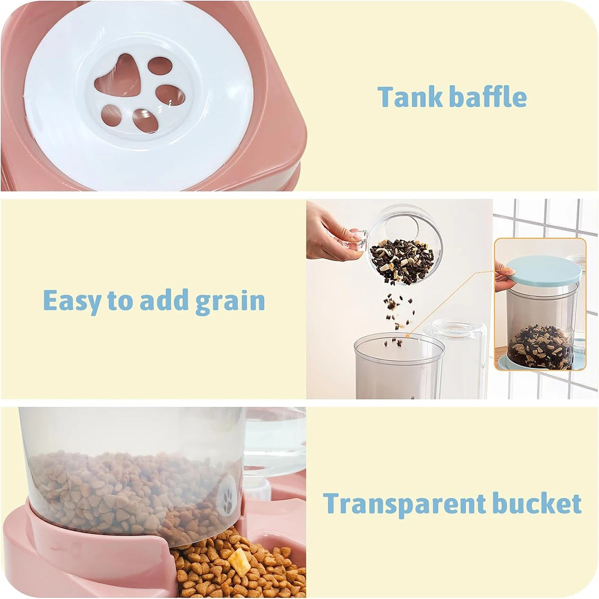 Automatischer Futter und Wasserspender