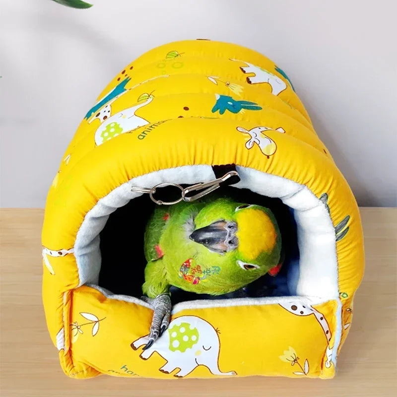 Kuscheliges Hängebett für Vögel