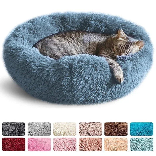 Rundes Katzenbett Plüsch