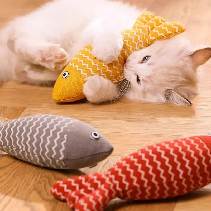 Katzenspielzeug Fisch