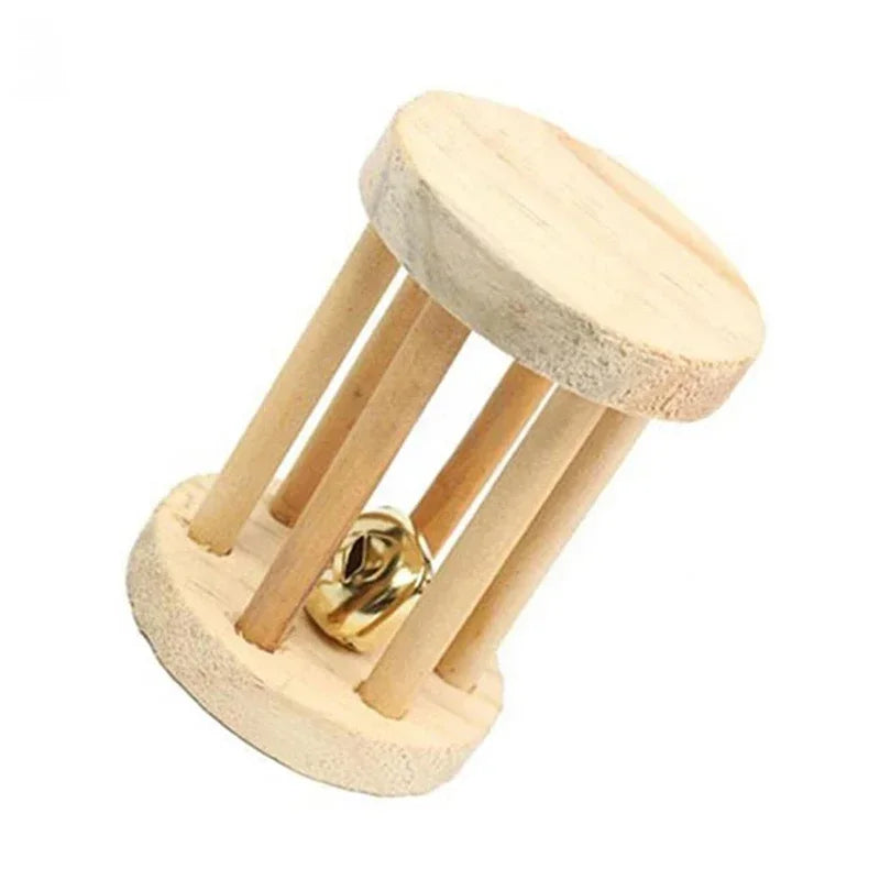 Kleintier-Kauspielzeug aus Naturholz