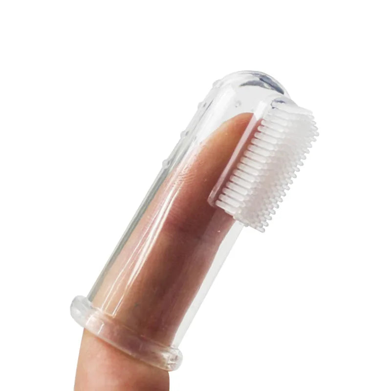 Fingerzahnbürste für Hunde zur Zahnsteinentfernung